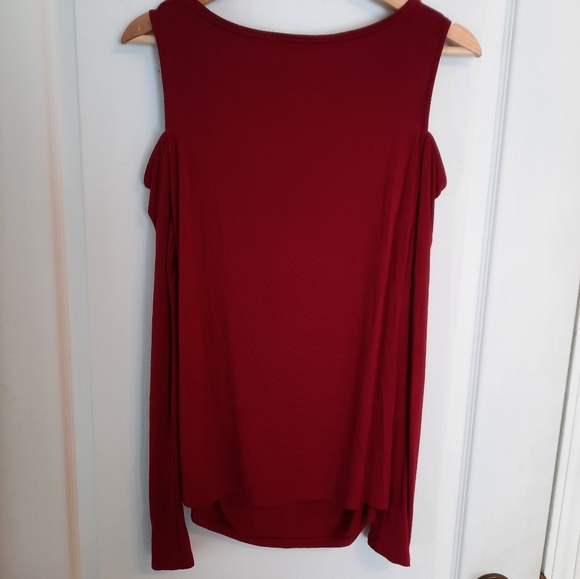 White House Black Market Cold-Shoulder Knit Top, Size Small - Picture 10 of 10